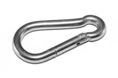Stainless Steel Carabina - Spring Hook without Eye